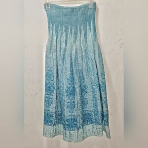 Lapis Sky Blue Universal Skirt/Dress Ribbon Detail - One Size